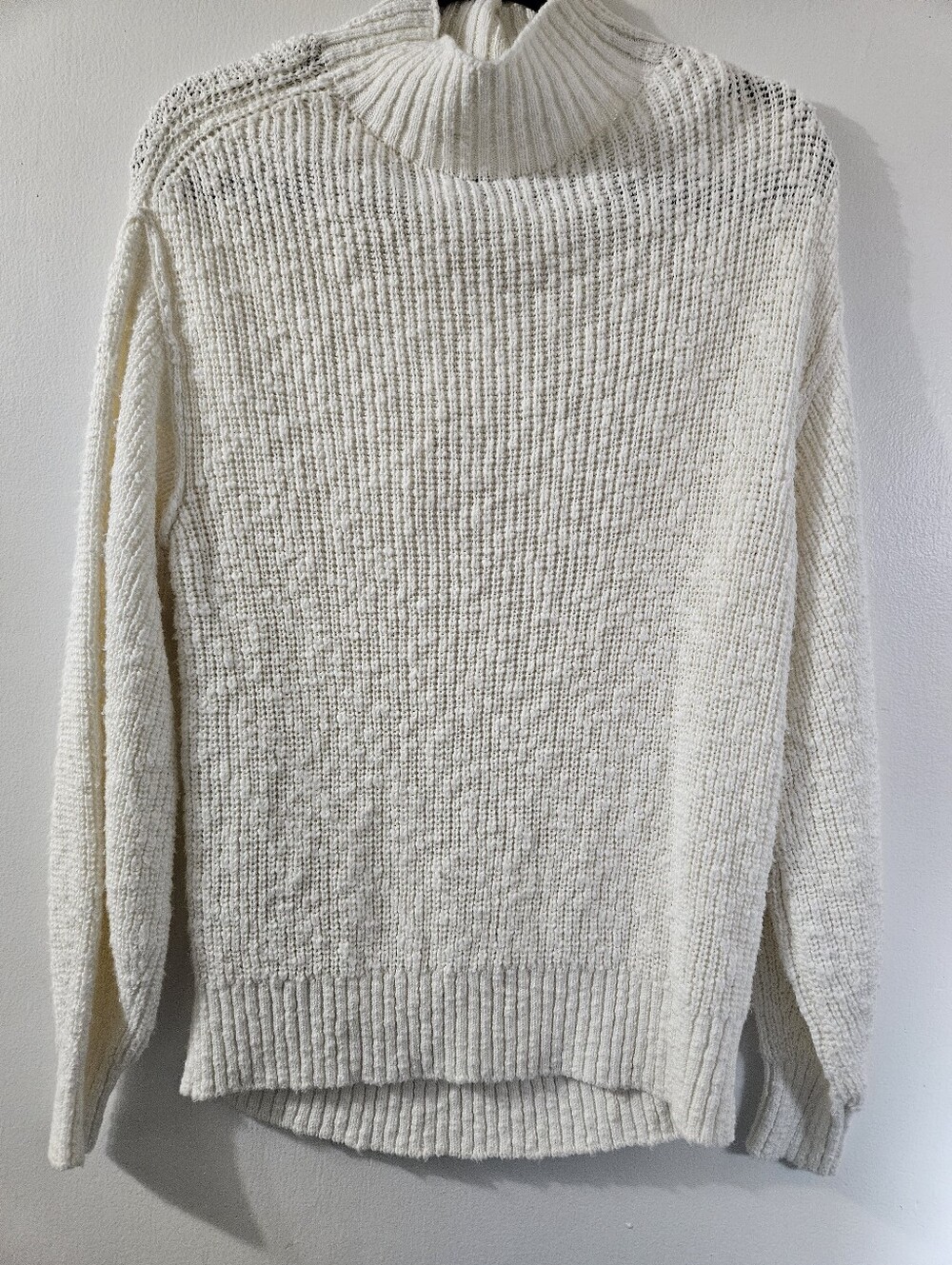 Aerie Textured Mock Neck Sweater